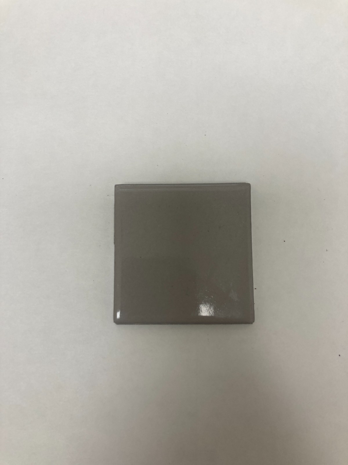 2×2 Tile Glossy Soft Parchment Square Wall Remodel Ceramic C#561-555 Sample