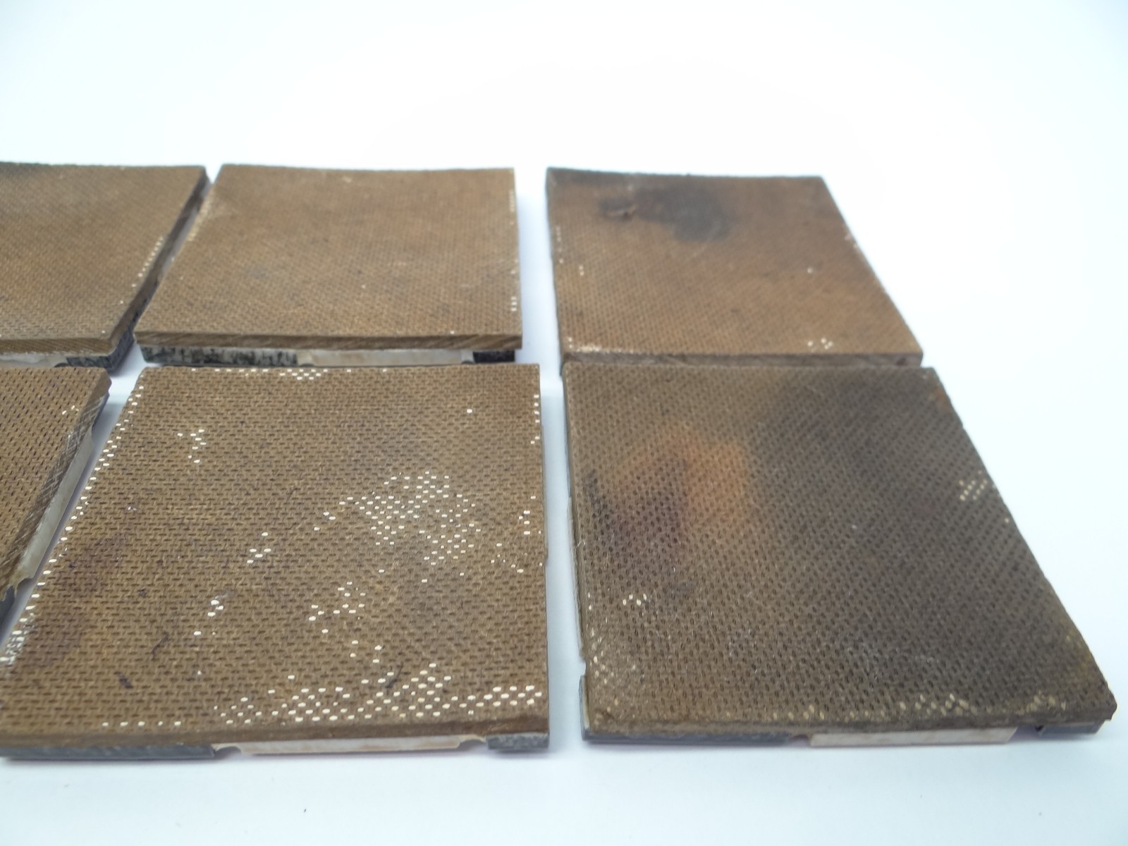 Small Modern Brown Black Green 2.75” x 2.75” Square Decorative Tiles