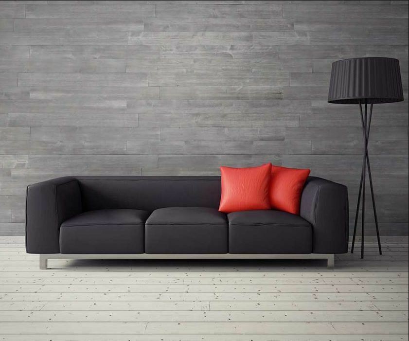 Easy Self-Adhesive Distressed,Rustic,Shiplap,Reclaimed Real Wood Plank 19.5 SF