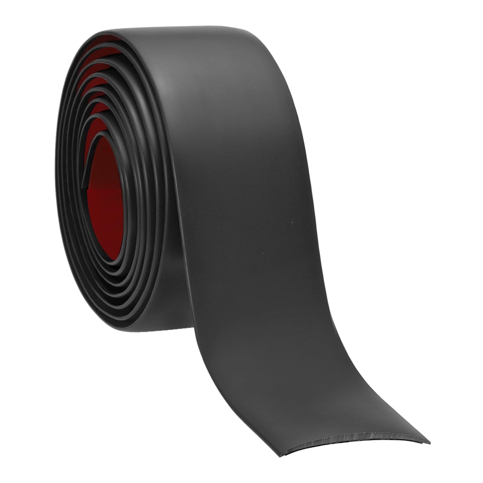 PATIKIL 20ft x 2″ Black Vinyl Self-Adhesive Floor Transition Strip Flat Divider