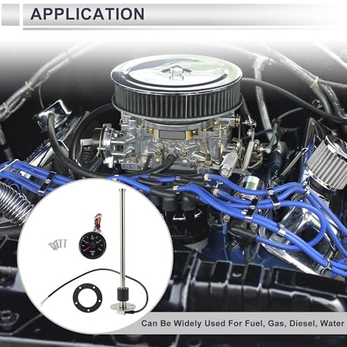 1set Fuel Sending Unit and Gauge Kit 330mm Length Boat Fuel Sending Unit 12.99″