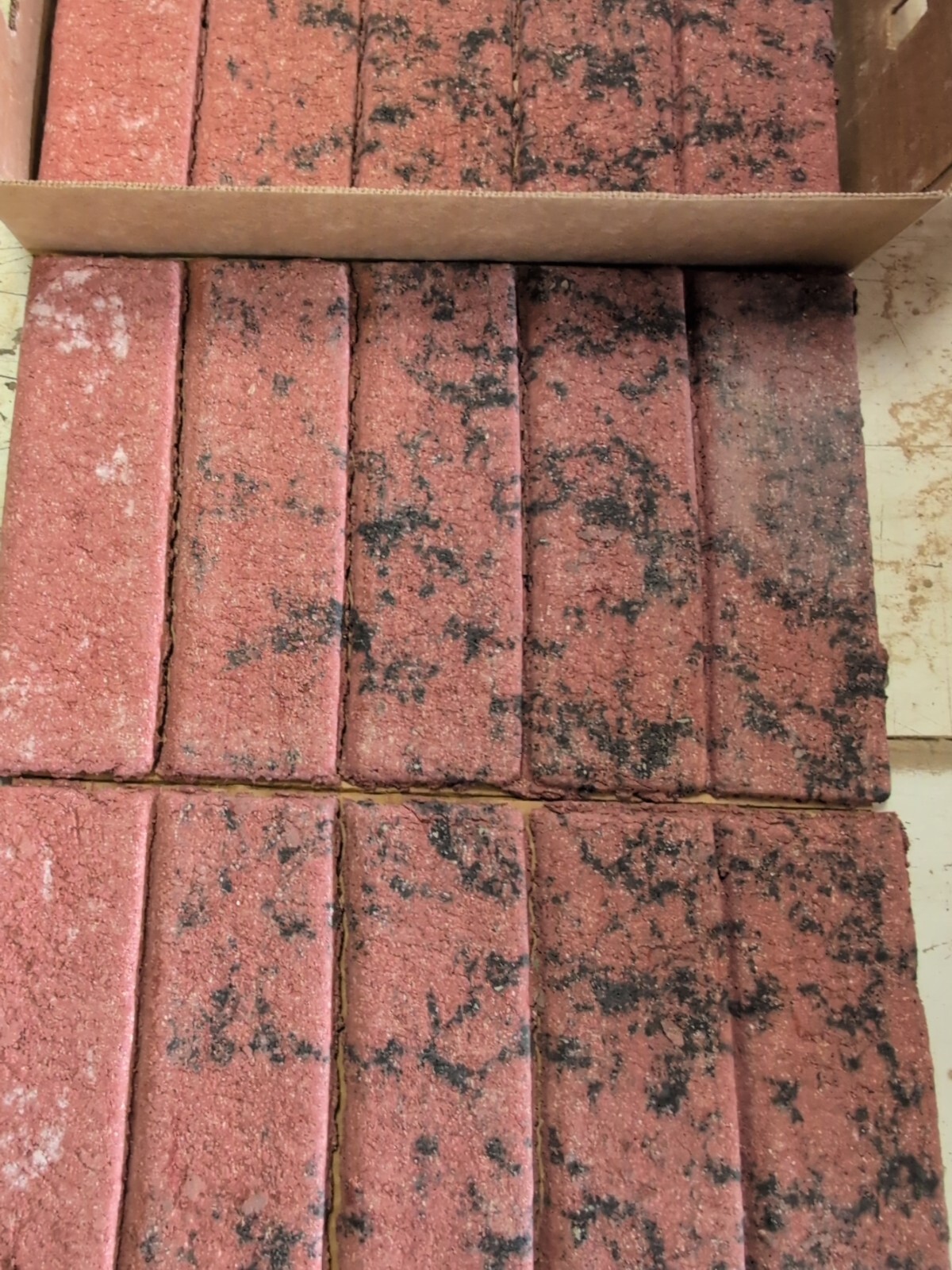 Vintage Z-Brick Inca 20 Facing Bricks New Old Stock Used Brick Style Retro Brick