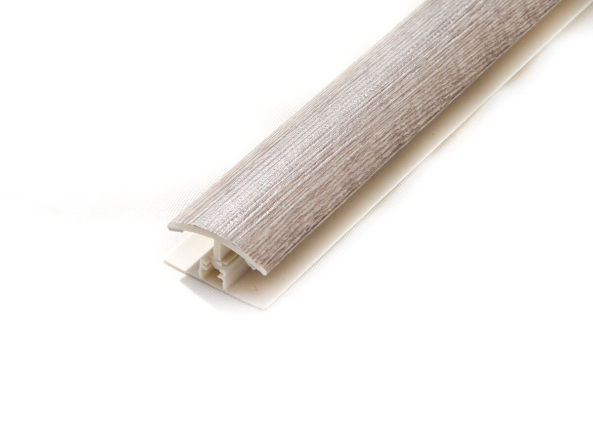 8mm Zion Luxury Vinyl WPC Plank With IXPE Rubber Pad Sample