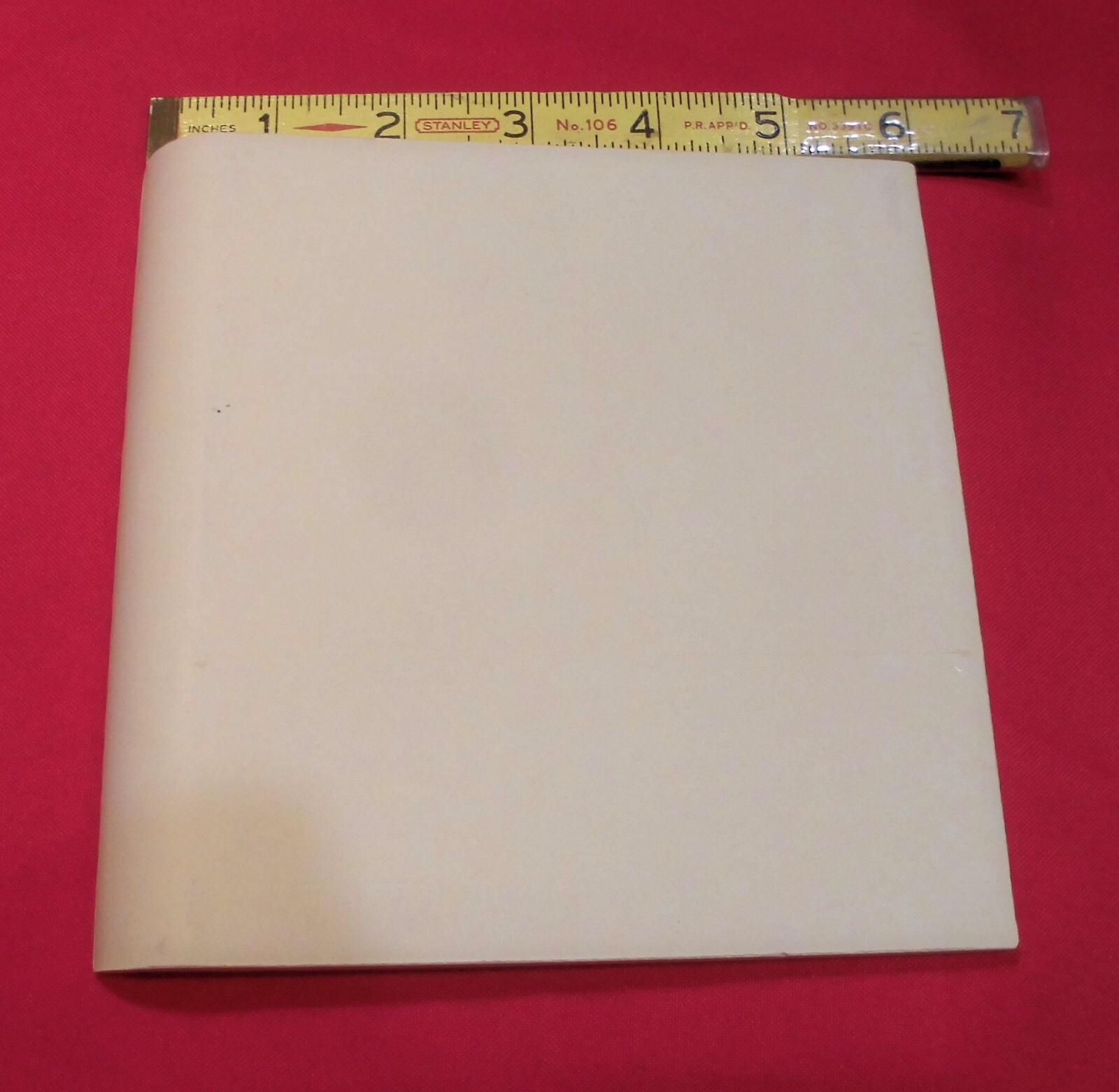 1 pc. Glossy Ice – Arctic White: Flat Top; base/cove Ceramic Tile: 6″ X 6″ NEW