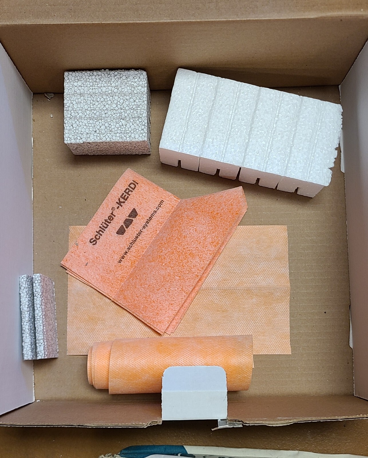 Schluter Kerdi Shower Waterproofing Kit Membrane Roll Band Corners & Manual