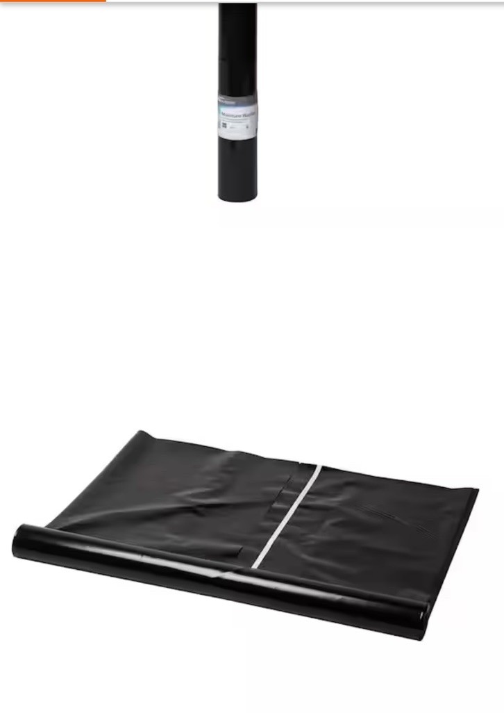 TrafficMaster 200 Sq. Ft. Roll 120 In. W x 20 Ft. L x 6 Mil T Moist Barr U.Lay