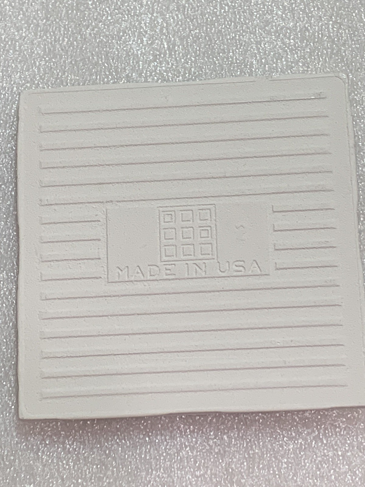 New Interceramic Tile 4 1/4″ x 4 1/4″ White Glazed Made in USA