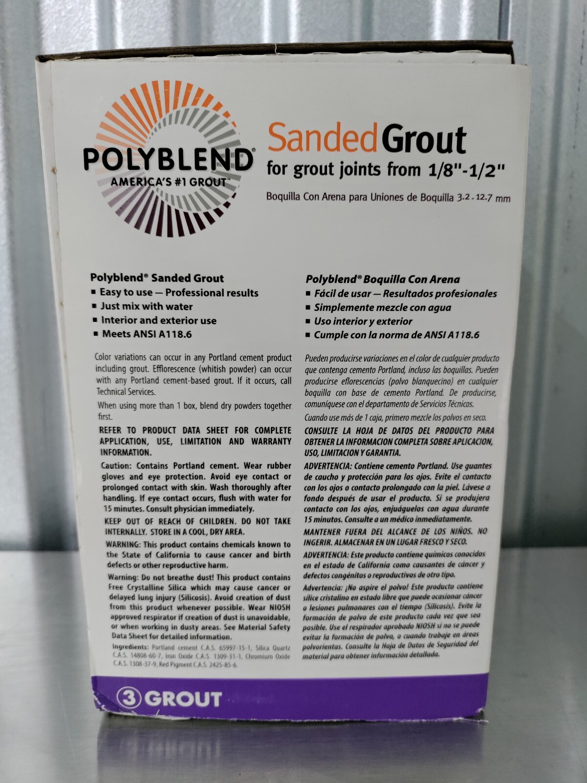 Snow White #11 Polyblend 7 Lb Sanded Tile Grout Custom Building Products