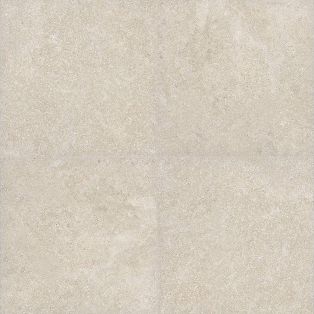 Living Style Pearl 2 Cm. X 24 In. X 24 In. Matte Porcelain Stone Look Paver (8 S