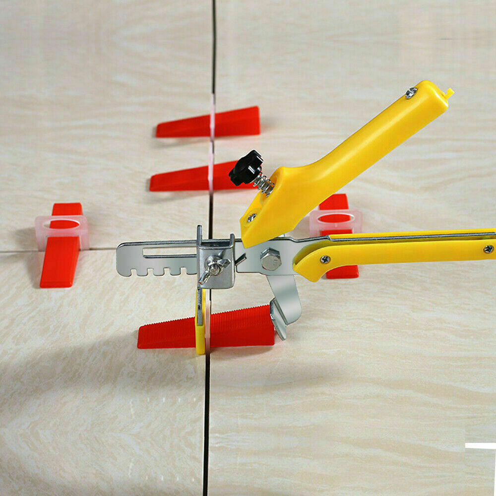 500PCS 1/8″ 3mm Clips Tile Leveling System Set Floor Wall Spacer Tiling Tool Kit