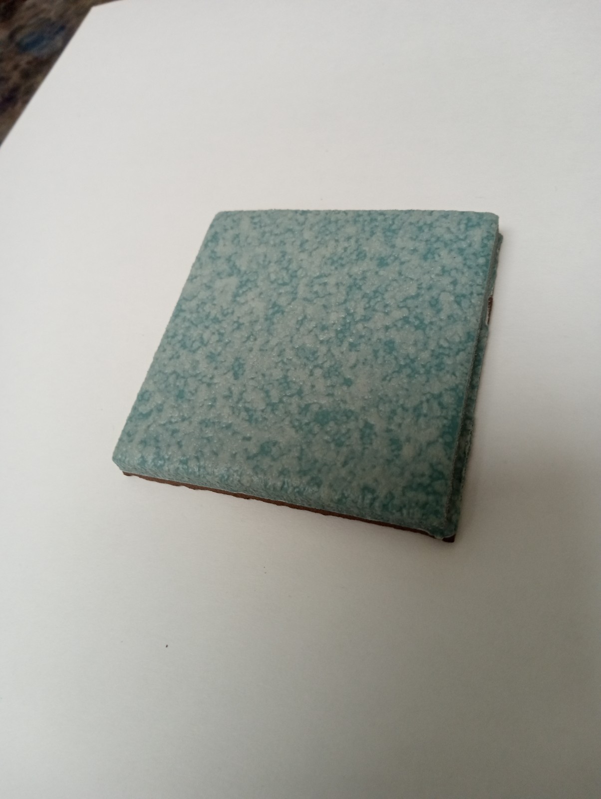 2×2 Tile Textured Verdigris Green Loose Wall Remodel Ceramic C#I52-112 Sample