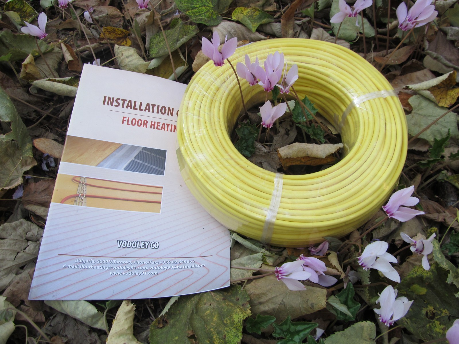 0EMF Shield ,Warm Floor Heating cable 560W for 35-45sq.ft (3-4 sq m) 120V/240V