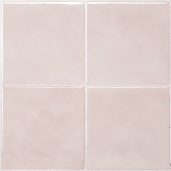 Zellige Temera Peel and Stick Backsplash Tiles Light Pink