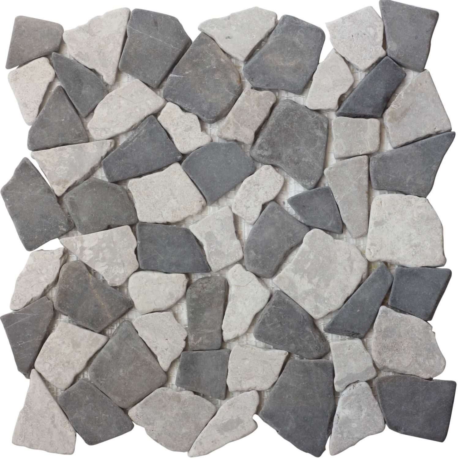 Stone Grey Random Mosaic Wall & Floor Tile ($10.45/SqFt)