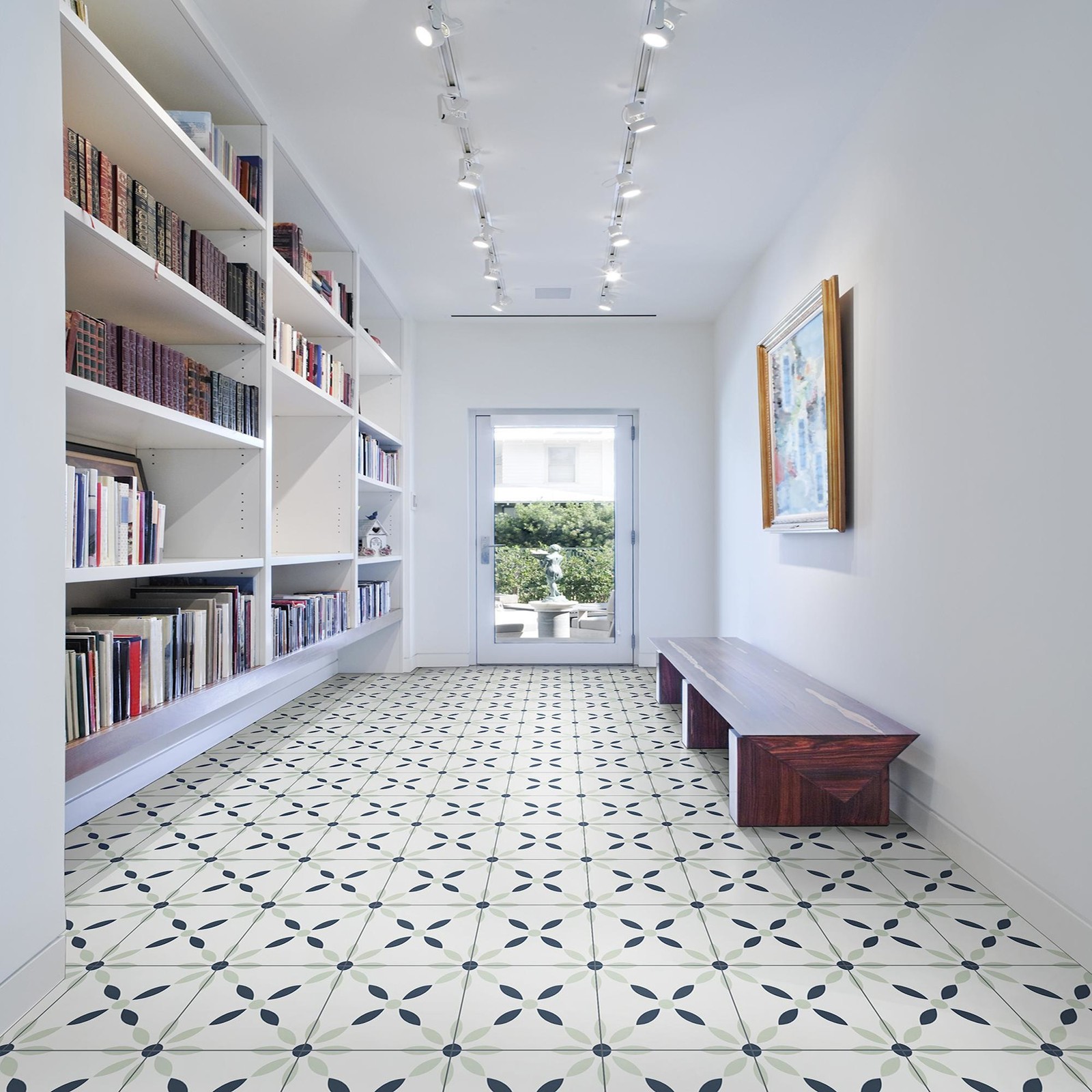 Ackland AKNPTAMA8X8M-PL Amara – 8″ x 8″ Porcelain Encaustic Floor – Estara