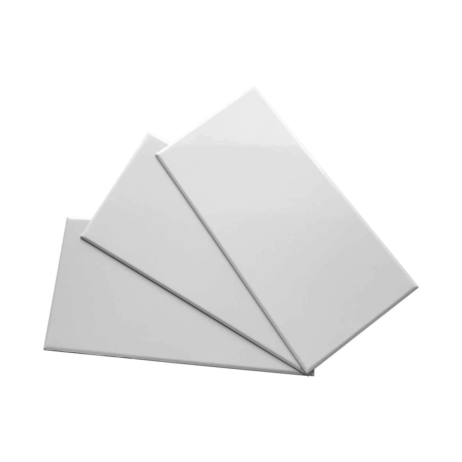VER-Q Metal Tile Glossy White (50 sheets)- 2 Colors