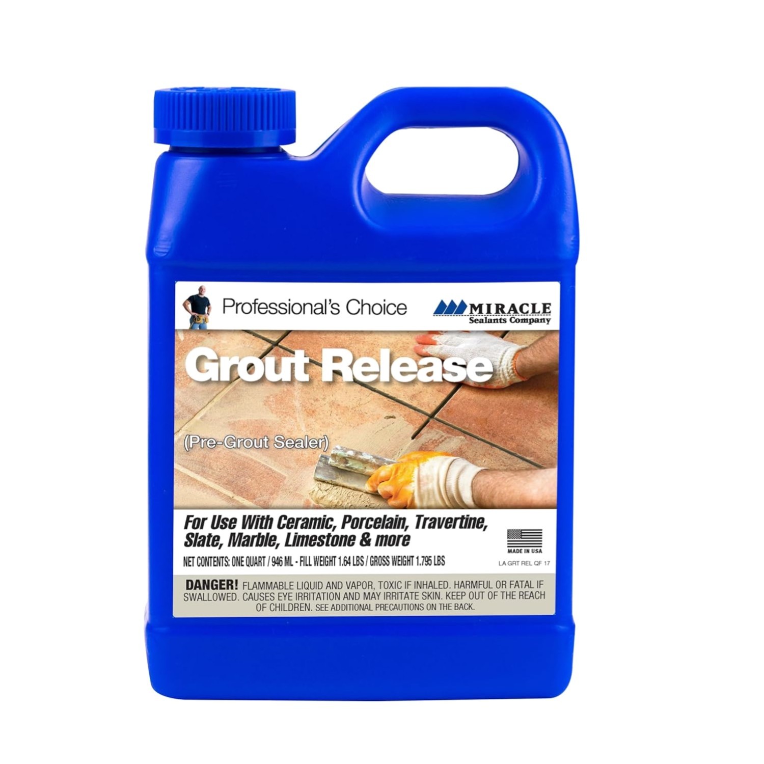 Grout Release Pre-Grout Sealer for Ceramic and Porcelain Surfaces