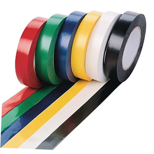 Black Vinyl Floor Tape – 60 Yards – Comes in 2 Rolls – 30 Yard Rolls