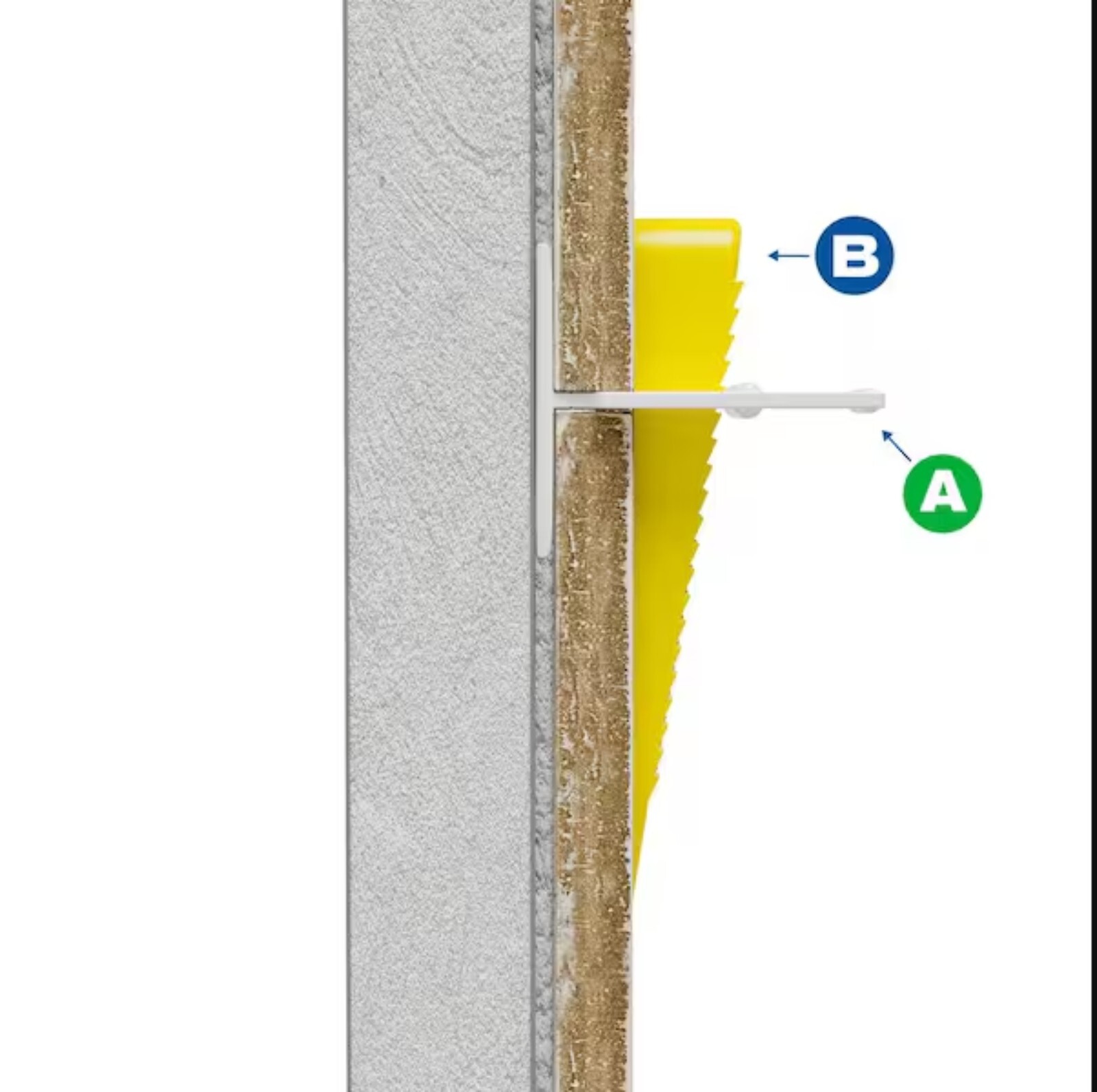 99792 LASH White 1/16 in. Clip, Part A of 2-Part Tile Leveling System 2,000-Pack