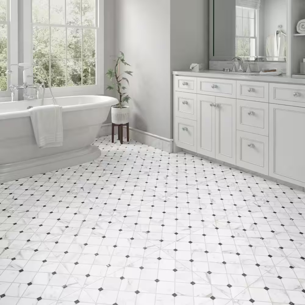 Tuscany Siena 17-3/8 In. X 17-3/8 In. Porcelain Floor and Wall Tile (14.91 Sq. F