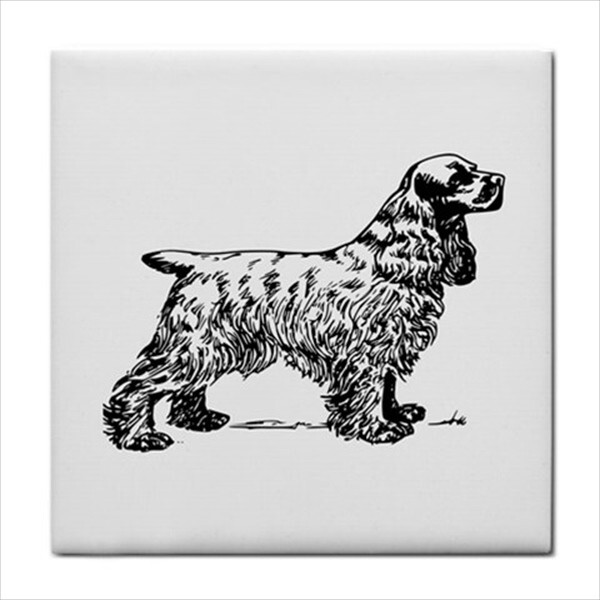 Dogs Ceramic Tile Set Of 16 Backsplash 4.25″ Tiles Home Decor Dog Breed Art