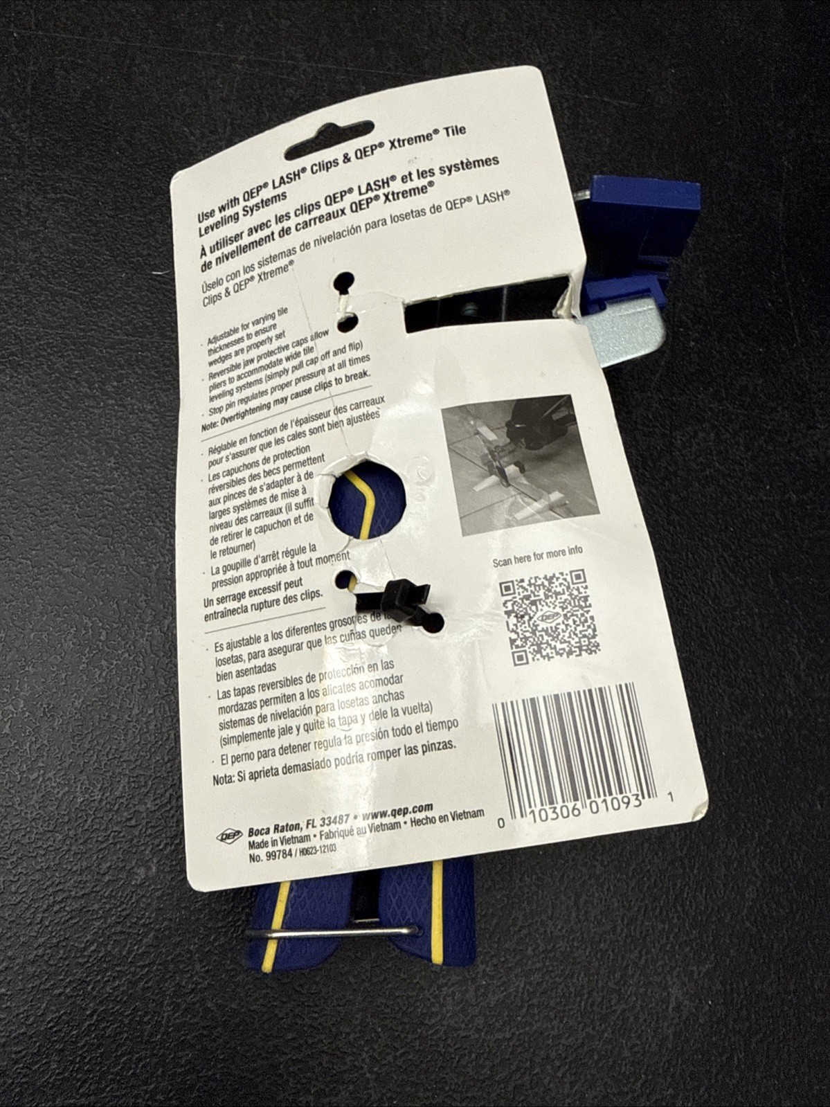 QEP 99784: PRO Installation Pliers Fully Adjustable Head & Stop-Pin – Steel Body
