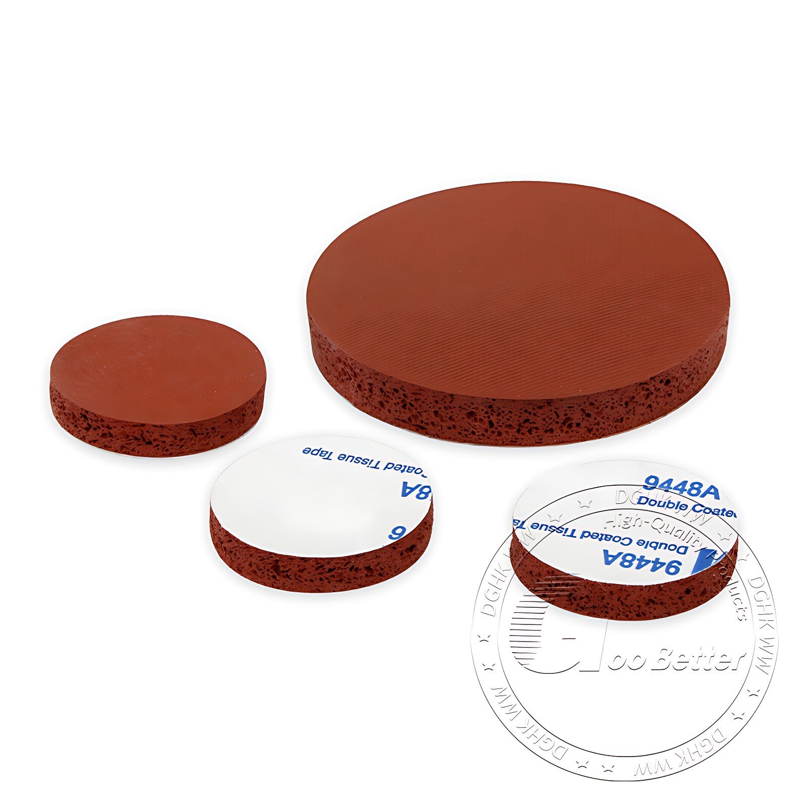 Foam Rubber Pads Floor Protection Sticky Back Self Adhesive Furniture Feet