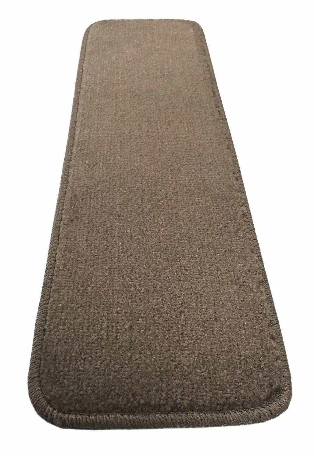 Euro Stair Treads Soft Set of 7 pcs Indoor Slip Resistant 8.5″x30″ Cappuccino