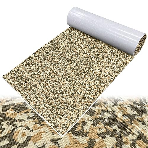 Boat Flooring EVA Foam Boat Decking Sheet 47.2″x16.1″ – 5.2sqft Camo Desert