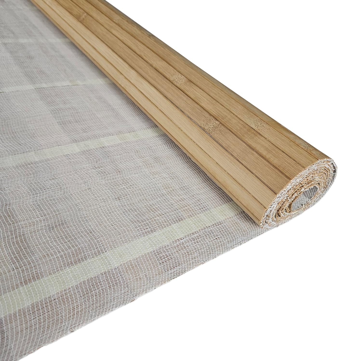 Caramel Natural Bamboo Paneling – 32 sq ft Flexible Wall Cladding for Home Decor