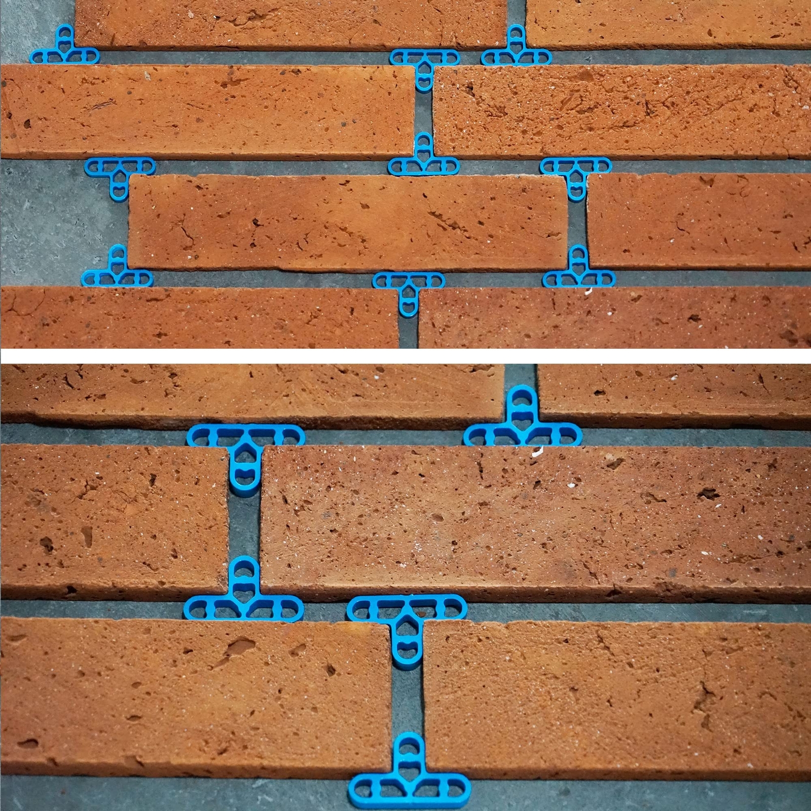 JINYO 3/8 inch 10mm Exterior Brick Wall Spacer 100pcs Outdoor Red leveling sy…
