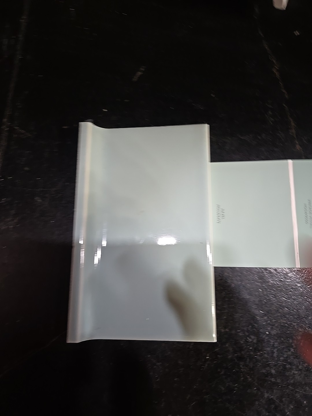 Vintage 6″ X 3 3/4″ Cove Base NOS Green Tile