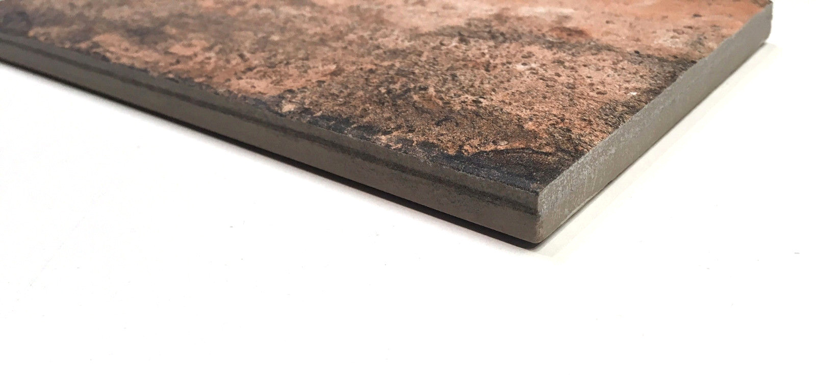 Rustic Walnut Brick Look 4×8 Porcelain Tile Wall Floor Kitchen (ONE PIECE)