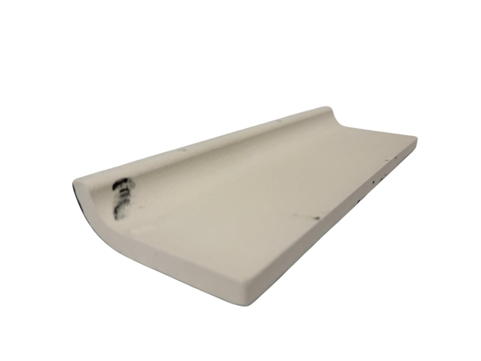Black 2 x 6 in Ceramic Tile Bullnose Mud Cap Trim Edge 2×6 inch Mudcap American