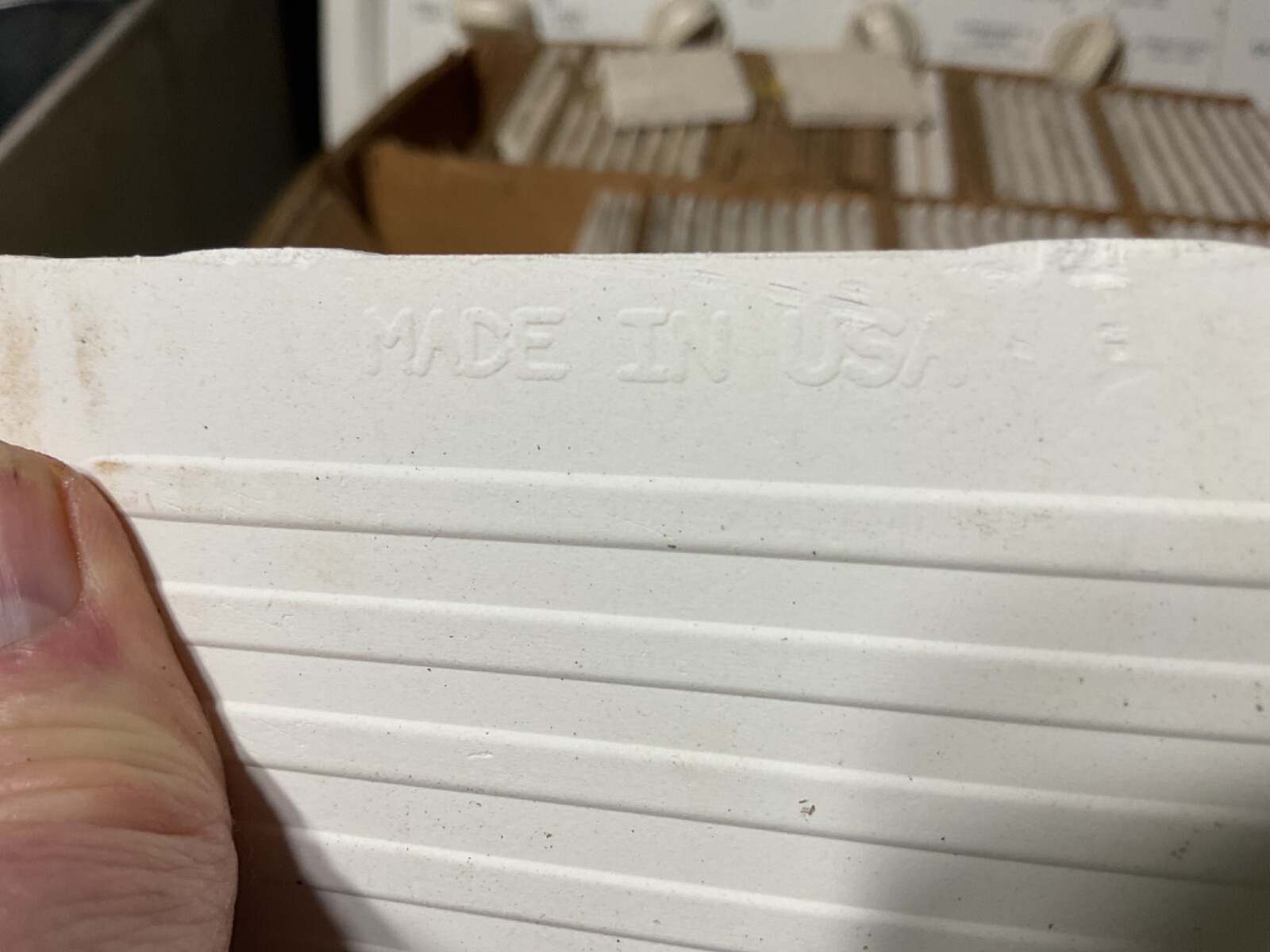 2 Vtg. Rounded Edge American Olean 4 1/4 x 4 1/4 Buckwheat Ceramic Tile – USA