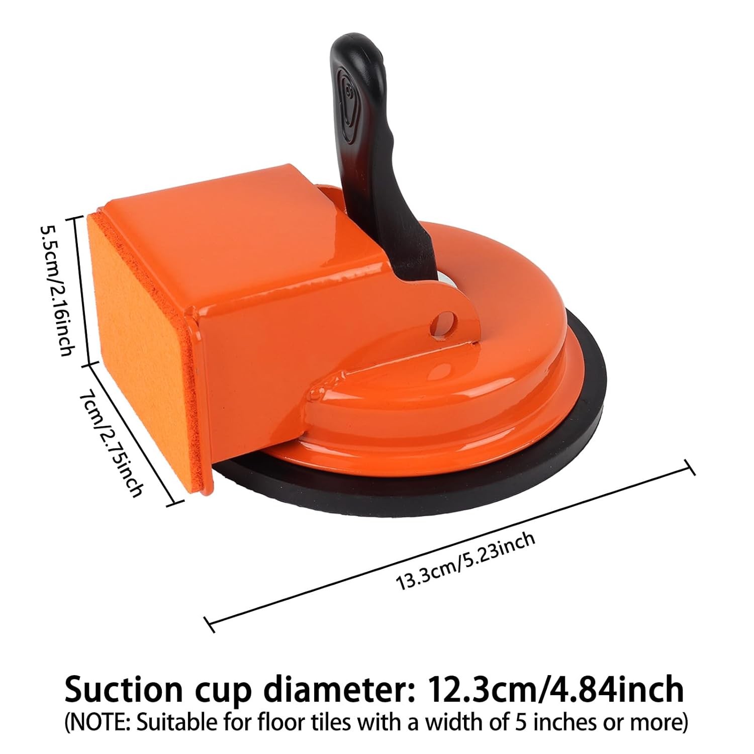 Floor Gap Fixer Tool with Suction Cup for Hardwood-Laminate and Vinyl Flooring
