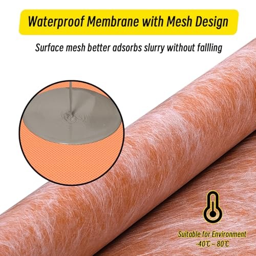 Waterproofing Membrane 3.3 ft x 32.8 ft / 108 Sq Ft 3.3Ft x 32.8Ft 108Sq Ft