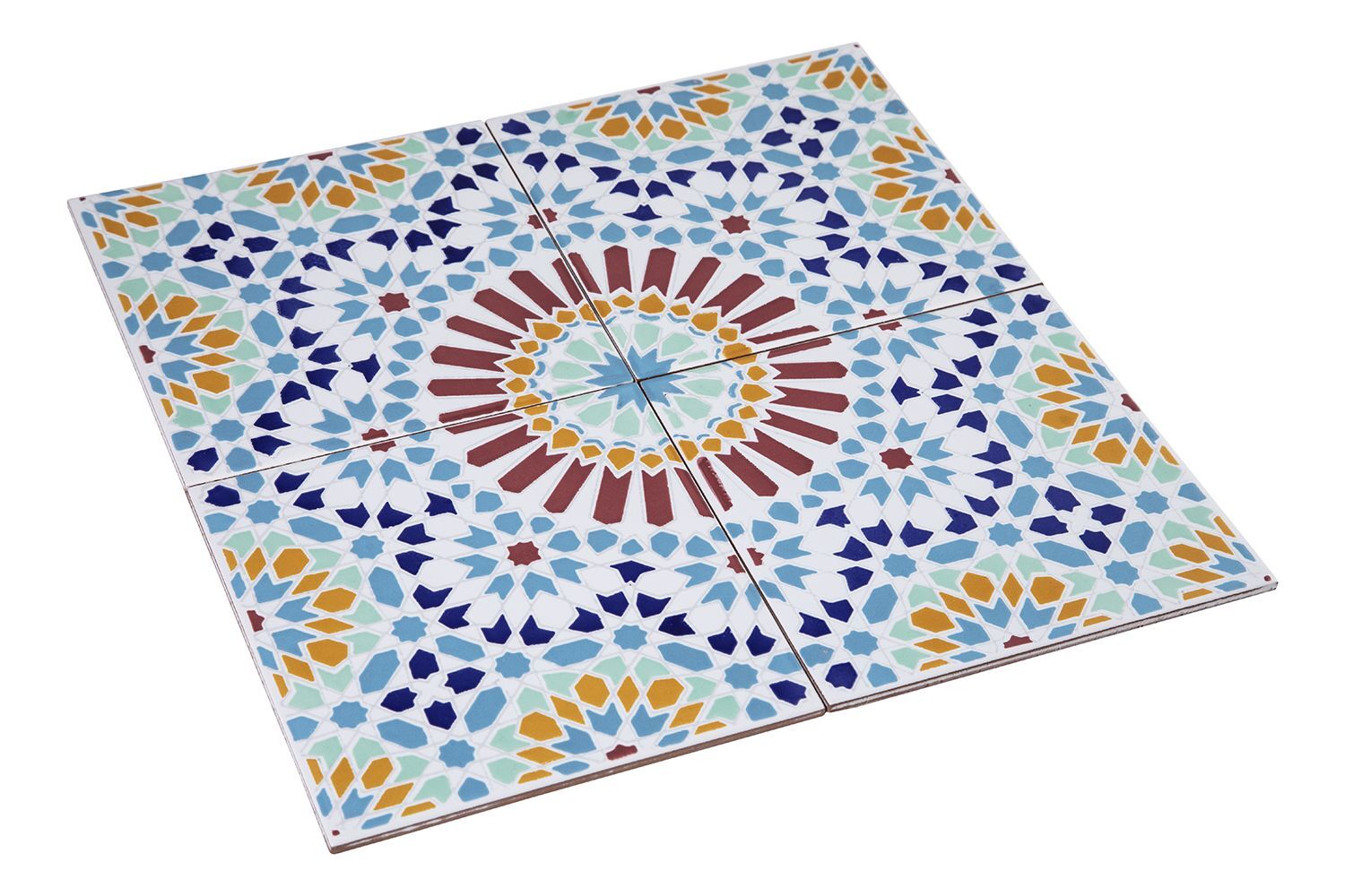 Moroccan Mosaic Tiles 8×8 inch Wall Ceramic Tile for kitchen backsplash – Baha