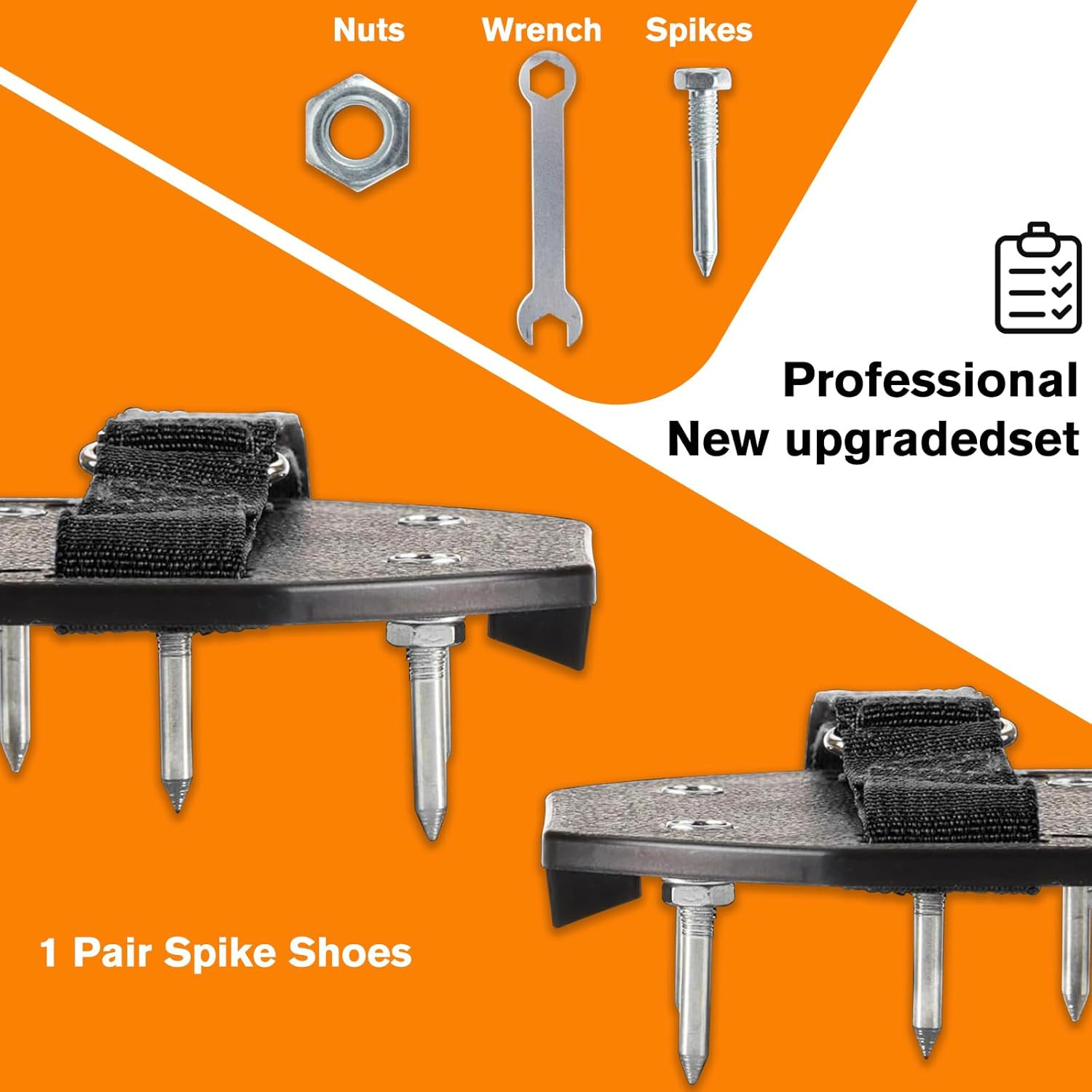 Epoxy Floor Spiked Shoes Fully Assembled Gunite Spiked Shoes with 3/4″ Short Spi