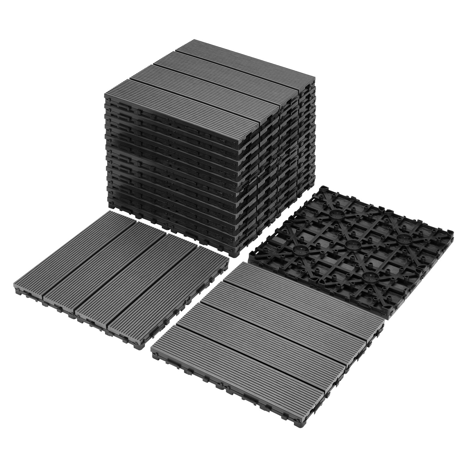 9 PCS 23.4 lb Heavy-Duty Recycled Wood-Plastic Boards, DIY Furniture Making