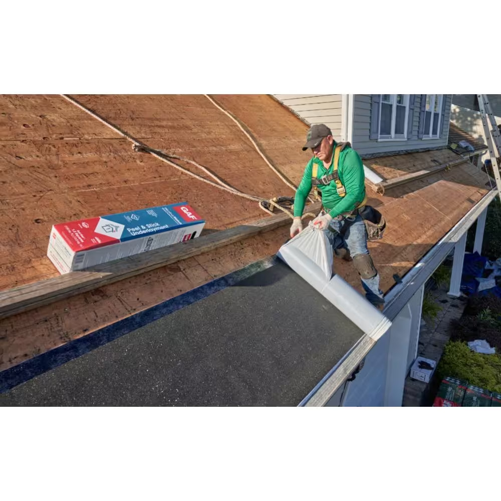 Roof Leak Barrier Roll 36 in x 50 ft WeatherWatch Granular Mineral Surfaced Peel