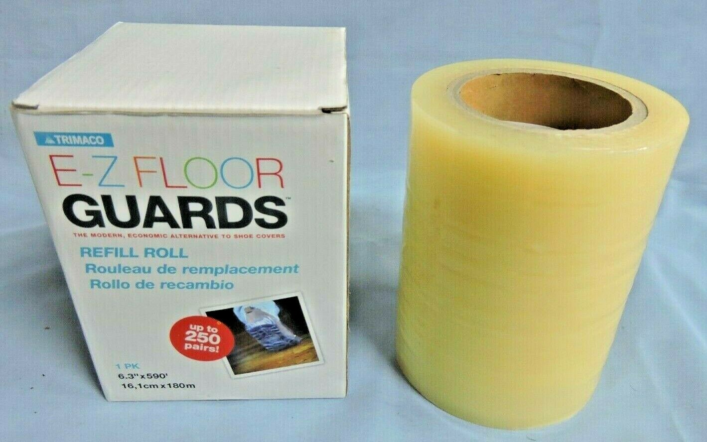 Trimaco E-Z Floor Guards #54716 Refill Film Roll Shoe Covers 250 Pairs