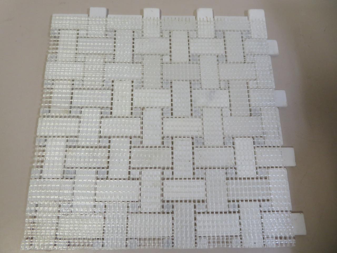 Roca Rockart Basket Weave Marble Polished 12 in Natural Stone Mosaic Tile