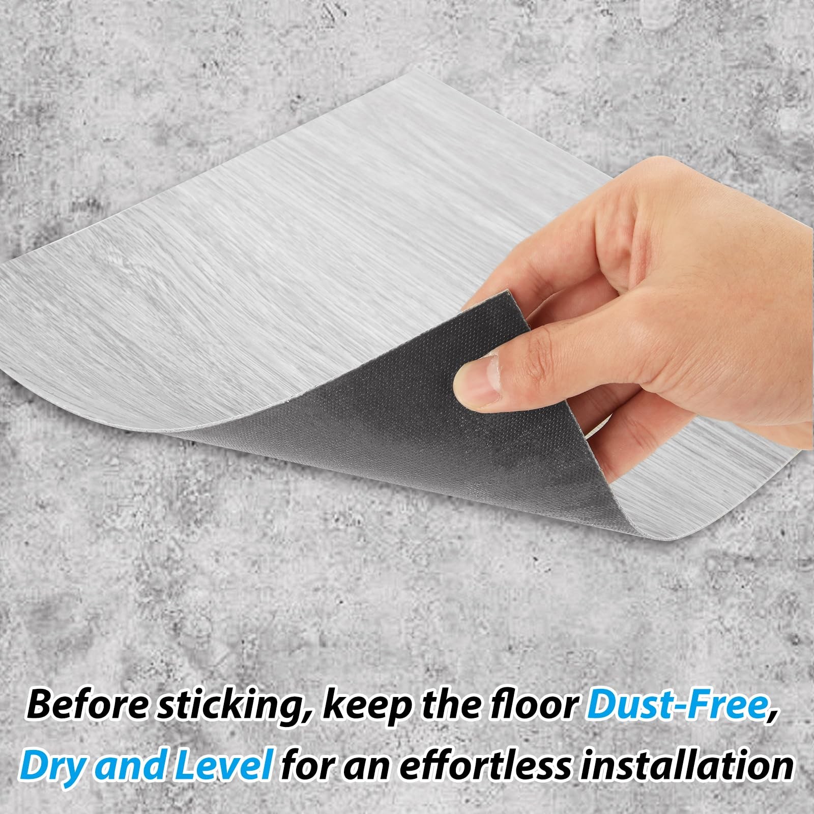 Thicken 36 Sheet Vinyl Flooring 12×12 Peel and Stick Floor Tile Waterproof Cl…
