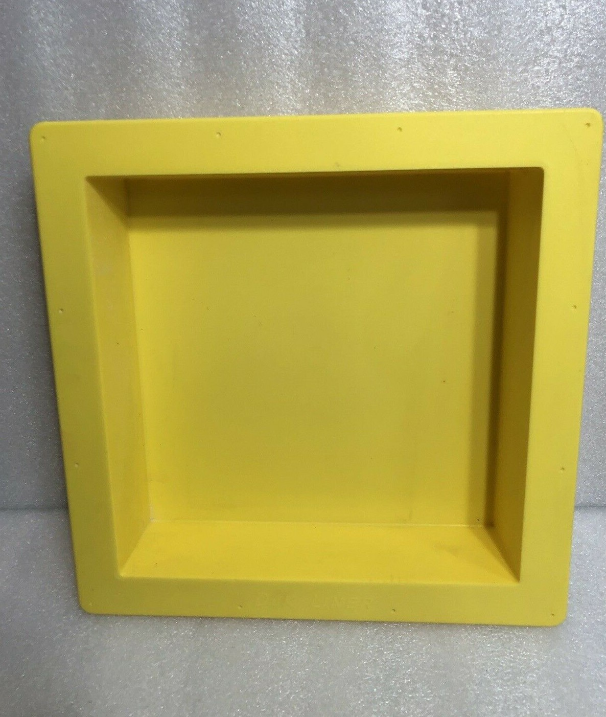 Yellow Duk Liner Shower Bath Niche Frame Plastic Tile Base 14″ x 14″ x 3.5″