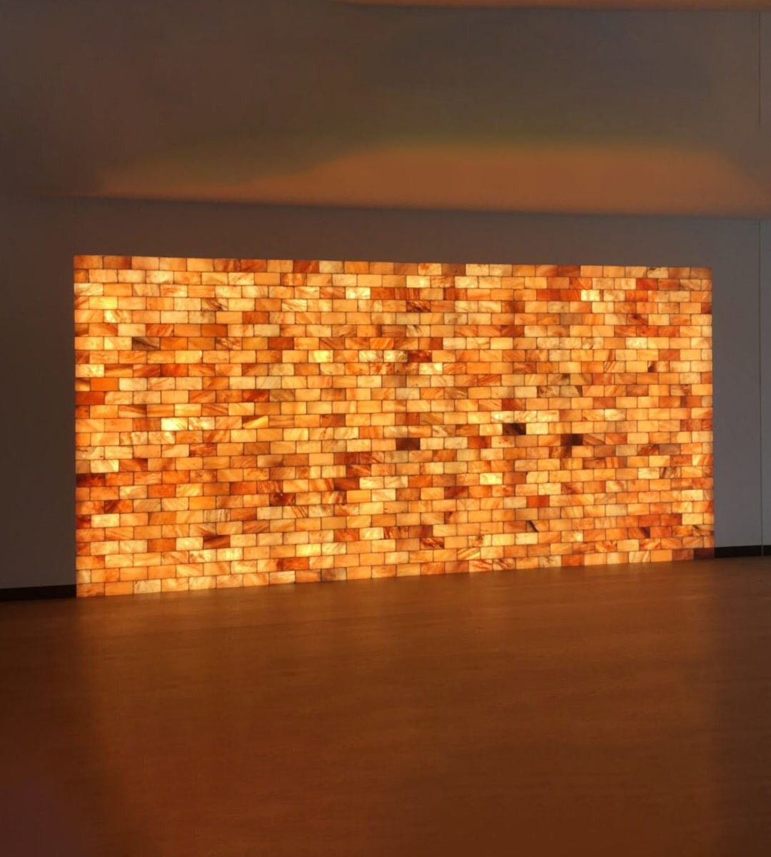 Salt Bricks, Tiles 8x4x1 Pack of 200 with 4 Free Salt Glue For Spa Sauna Walls