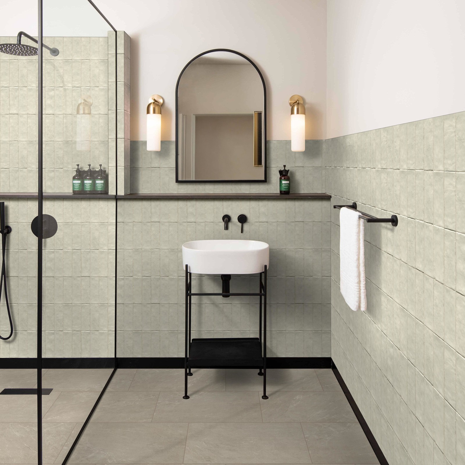 Ackland AKNPTRAV2.5X8S-CA Rava – 3″ x 8″ Solid Subway Wall Tile – – Canvas