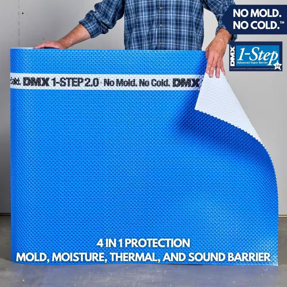 100 Sq. Ft. 3.6 Ft. X 29 Ft. X 5/.32 In. Underlayment for Vinyl Planks, Laminate