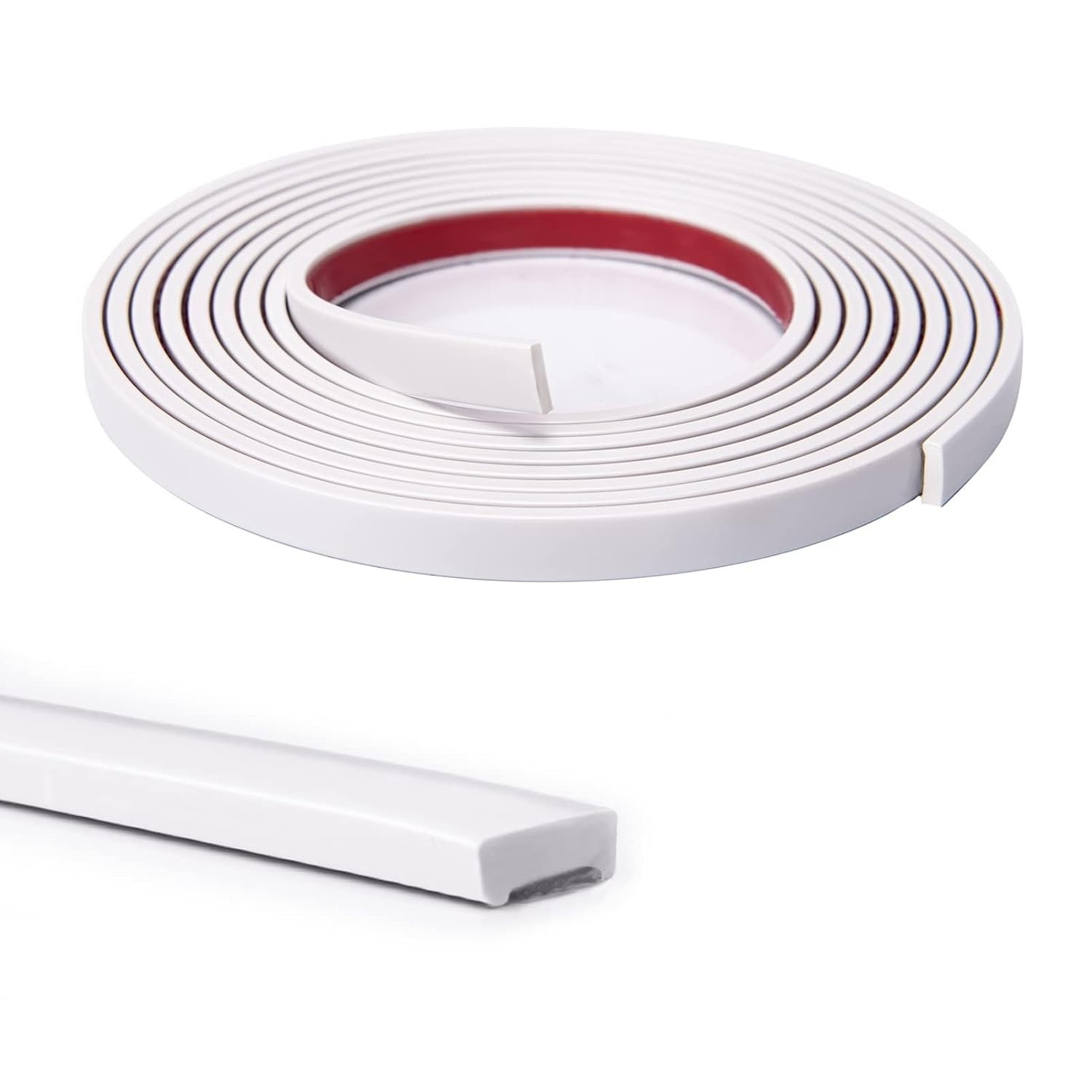 10 Ft Peel and Stick Vinyl Molding Trim in White – Perfect for Backsplashes