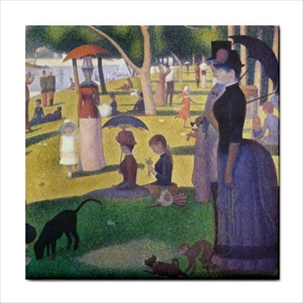 Famous Art Ceramic Tile Set Of 16 Backsplash 4.25″ Tiles Home Decor